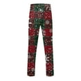 thumbnail image 4 of Hfolob Pants For Men Male Autumn Winter Christmas Home Pants Fully Printed Cordless Pocket Holiday Celebration Pants Loose-Fit Style, 4 of 4