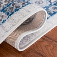 thumbnail image 5 of SAFAVIEH Toscana Caryn Medallion Polyester Area Rug, Ivory/Navy, 9' x 12', 5 of 8