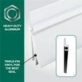 thumbnail image 6 of M-D Building Products 43301 36 in. White Aluminum and Vinyl CINCH® Self-adhesive Door Sweep, 6 of 9
