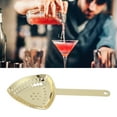thumbnail image 1 of Cocktail Strainer, Stainless Steel Hand Stress Reduction Triangular Bar Strainer Fine Filtration  For Kitchen For Bar Mirror Finish,Gold Plated,Copper Plated, 1 of 8