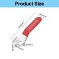 thumbnail image 2 of Uxcell Lever Handle for Ball Valve, Metal Valve Handle with Hole for Outdoor Faucet Replacement Repair Hose Bib Red 1 103mm, 2 of 7