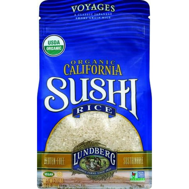 Lundberg Family Farms® Voyages Organic California Sushi Rice 32 oz. StandUp Bag