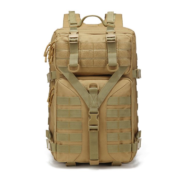 Mochila multifuncional para acampar de 45L, tela Oxford, mochila para senderismo al aire libre de gran capacidad