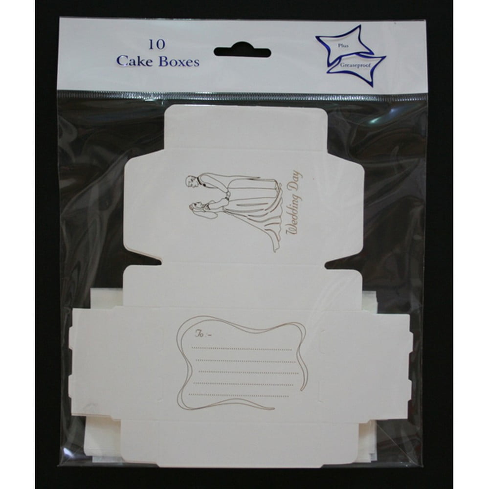 Gold FoilCream Cake Boxes