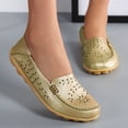 thumbnail image 2 of Sngxgn Women's Ballet Flats Comfortable Flats Shoes for Women(Gold,42), 2 of 4