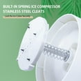 thumbnail image 4 of Manual Ice Crusher Shaved Ice Machine 500ml 304 Blade Small Portable Hand Crank Manual Ice Crusher Shaver Snow Cone Maker Kitchen Tool, 4 of 7