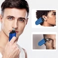 thumbnail image 2 of Recortador de Vello Nasal Portátil Xinyu 2 en 1 Eléctrico USB Resistente al Agua Azul, 2 of 7