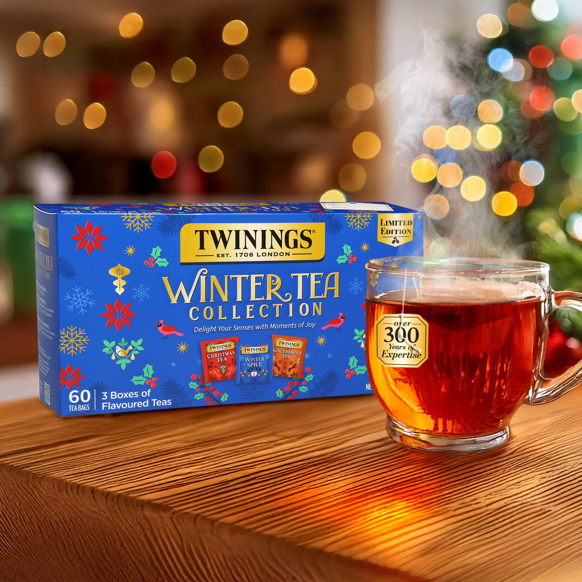 【期間限定発売】Twinings ウィンターティーコレクション 3種ティー60袋 Twinings Winter Collection Tea Bags, 3 Boxes, 60 Count - Walmart.com