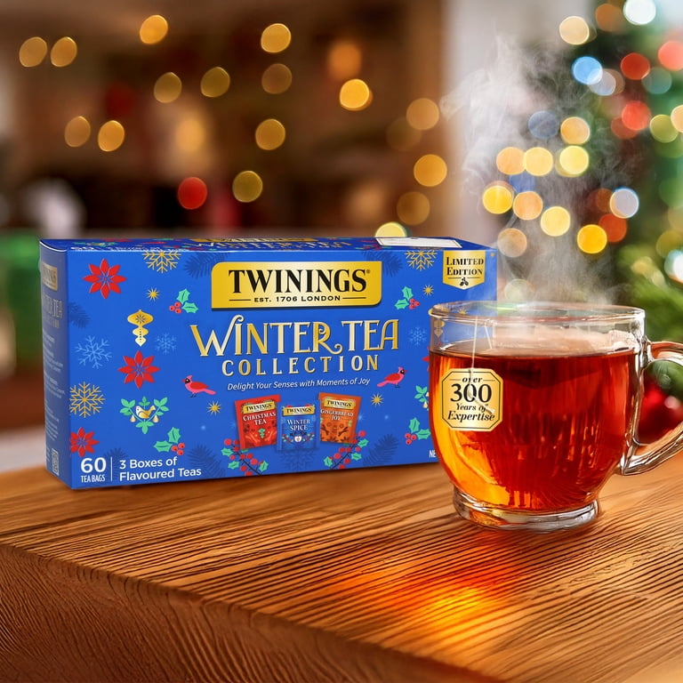 Twinings Winter Collection Tea Bags, 3 Boxes, 60 Count - Walmart.com