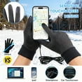 thumbnail image 6 of Heated Gloves Heated Gloves For Men Women With 3 Heat Settings Touchscreen Warming Gloves For Climbing Hiking Cycling Camping, 6 of 8