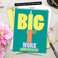 thumbnail image 3 of NobleWorks - Jumbo Work Anniversary Notecard (8.5 x 11 Inch) - Big Appreciation Card for Employees, Job Coworkers,, 3 of 5