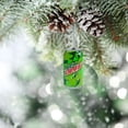 thumbnail image 3 of Mountain Dew Decoupage Holiday Ornament, 4 inches Tall, Plastic, Green, Novelty Ornament, by Ruz, 3 of 4