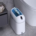 thumbnail image 4 of Xingzhi Lightweight And Effective Trash Can With Automatic Lids No Effort Required white gold Charging model, 4 of 6