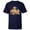 Navy, variant on Disney Snow White & the Seven Dwarfs Group Fun - Short Sleeve T-Shirt for Kids - Customized-Red