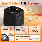 Patiosunny Portable Sauna Box for Home, Personal SPA Steam Sauna with 3L/1200W Steamer, XL Foldable and Remote Control, 99-Min Timer & 15 Power Levels, Black