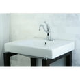 thumbnail image 3 of Kingston Brass Mission White China Vessel Bathroom Sink with Overflow Hole & Faucet Hole, 3 of 4