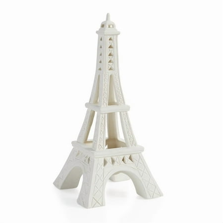 Eiffel Tower Lantern 12H x 5.25W Paint Your Own Pottery Ceramic Bisque, Ready To Paint, Craft Kit