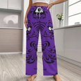 thumbnail image 2 of Haunted Mansion Pajamas For Women Loose Retro Night Pajama Pants Comfortable Sleepwear Bottoms Homewear, 2 of 6