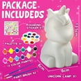 thumbnail image 2 of DIY your own unicorn lamp kit, unicorn lamp painting kit craft set, art supplies art and crafts birthday, party gifts for girls and boys to collect dolls, 2 of 6
