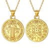 08.St.Benedict S925-Yellow Gold