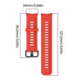 thumbnail image 5 of Breathable Bracelets Wrist Belt for Watch Fit 4 Gym Workouts Silicone Watchband, 5 of 20