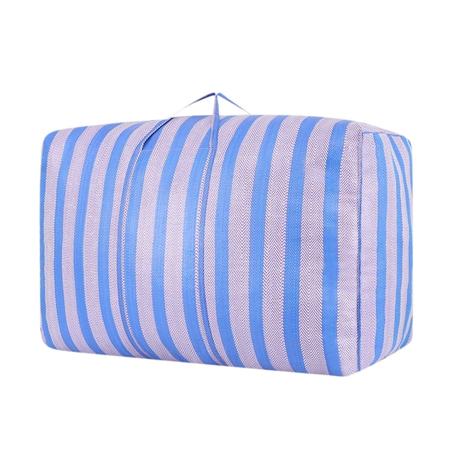 Sacs de Rangement Robustes avec Poignées - Sacs en Nylon Respirants Grande Capacité pour Vêtements, Couvertures et Rangement Saisonnier