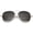 Shiny Silver / Lavender, variant on sunglassLA Unisex Oversize Metal Frame Double Nose Bridge Slim Temple Aviator Sunglasses 58mm (Shiny Gold / Amber) - 58mm