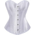 thumbnail image 1 of Corsets for Women Gothic Satin Classic Bustiers Top Plus Size, 1 of 5