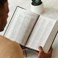 thumbnail image 2 of The Niv, Open Bible, Leathersoft, Black, Thumb Indexed, Red Letter Edition, Comfort Print (Other), 2 of 4