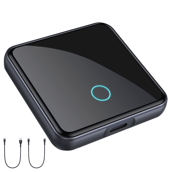 Carplay Wireless Adapter, YNAK CarPlay Wireless Adapter for Android, CarPlay Adapter, with Two USB C Cable 15cm