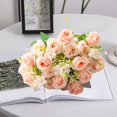 thumbnail image 4 of Mdesiwst 1 Bouquet Artificial Rose 10 Forks Exquisite Lifelike Easy Care Decorative Simulation Flower, 4 of 7