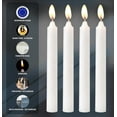 thumbnail image 3 of Hyoola White Candles - Candlesticks - 7 Inch Candle Sticks - 6 Hour Burn Time (30 Pack), European Made, 3 of 7