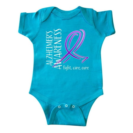 

Inktastic Alzheimers Awareness- Fight care cure Gift Baby Boy or Baby Girl Bodysuit