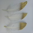 thumbnail image 3 of 3x12 Piezas De Plumas De Naturales, Accesorios Para Manualidades, 15-20cm, Blanco Y Dorado 3 piezas Sunnimix Recorte de costura, 3 of 8