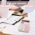 thumbnail image 5 of FNYOXU Calculators for School Calculator-Power Handheld Desk Calculator With 12 Digit Large LCD Display For Students & Kids, 5 of 7