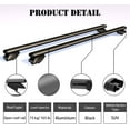 53 Inch Aluminum Roof Rack Cross Bars for Raised Side Rails, Adjustable ...