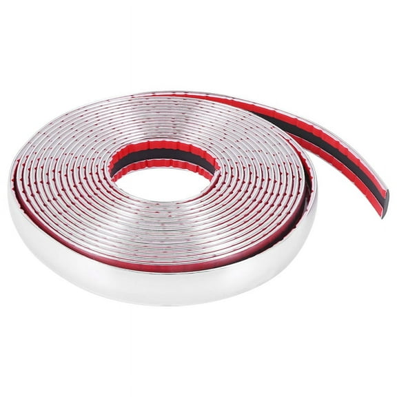 20mm 5m Chrome Moulding Strip Trim Self Adhesive Crash Protector Van