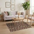 thumbnail image 3 of ODIKA Pink Print Cheetah Leopard Spotted Abstract Orange Inspired Border Non-Slip Chair-Friendly for Home Office, Gaming Room, Under Desk, 3 of 7