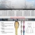 thumbnail image 5 of CAICJ98 Grande Taille Robes Femmes Sans Manches V Cou Split Soirée Longue Robe Argent L, 5 of 5