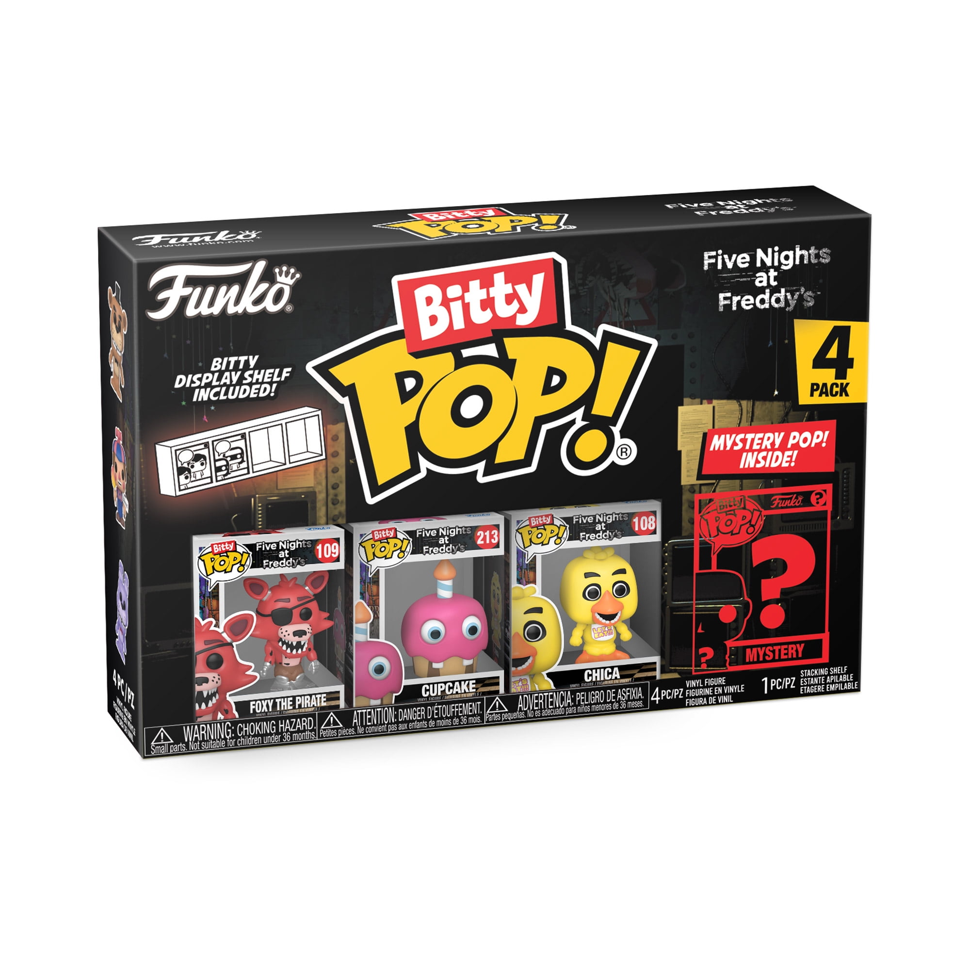 Funko Bitty POP, FNAF Freddy 4PK, Licensed Product, Ages 8+
