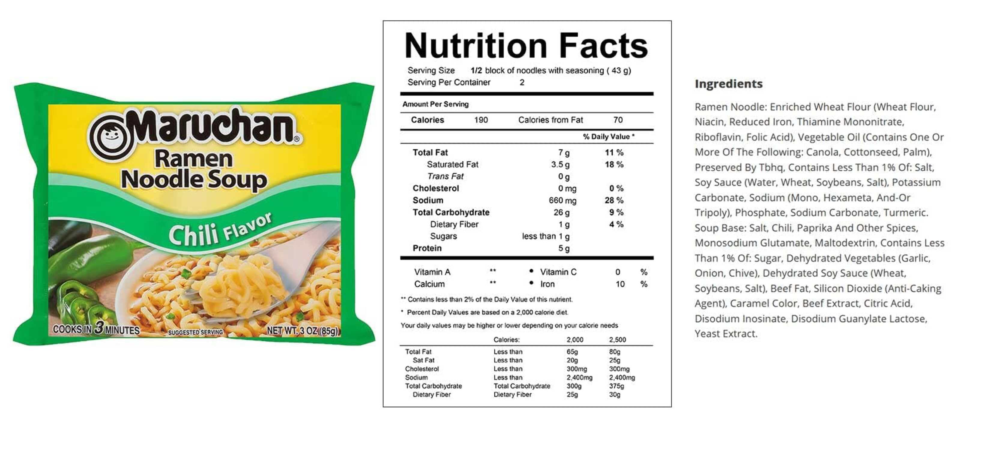Maruchan Ramen Noodle Soup Variety, 8 Flavors, 3 Ounce, 3 Packages each Flavor, Total 24 Packages