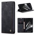thumbnail image 1 of K-Lion Luxury Leather Wallet Case for iPhone 14 with Card Slots Money Pocket Kickstand Magnetic Closure Shockproof Anti-Scratch Purse Case For iPhone 14,Black, 1 of 7