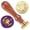 Shape 04, variant on Pomegranate Wax Seal Stamp Wedding Invitations Embossed Stamp Sealing Removable 1" Brass Wax Seal Stamp Head with Wooden Handle Envelopes Gift Packing Decoration Craft Adhesive Waxing