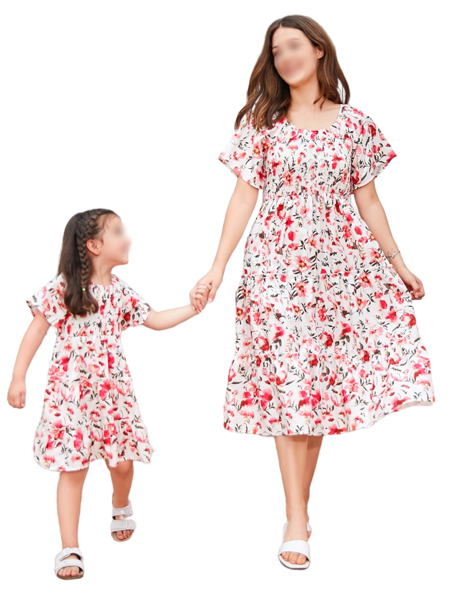 Floral Jersey Crossover Dress (Mother: Mommy and Me) – Heart & Soul  Clothing Co.