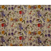 Decorative Indian Floral Printed Craft Cotton Fabric Sewing Material By The Yard