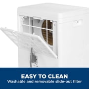 GE® 35 Pint Portable Dehumidifier, Covers up to 450 sq. ft., with Smart Dry for Very Damp Spaces