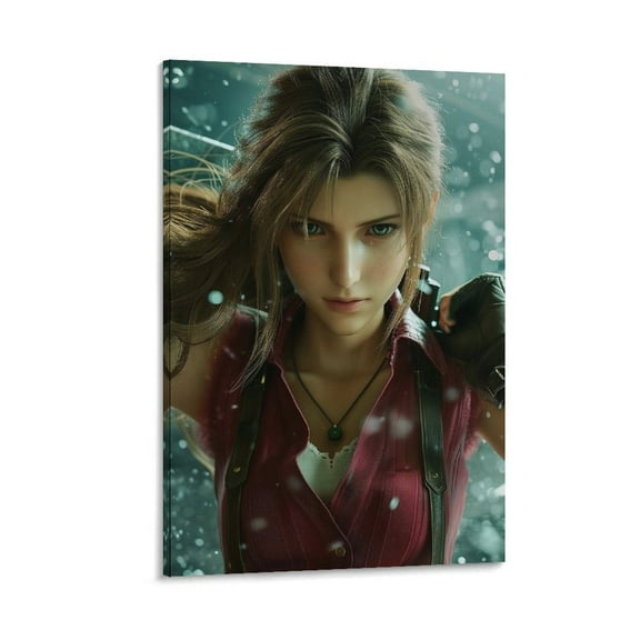 Game Poster Final Anime Fantasy 7 Rebirth Art Game Posters Tifa (1) Art Poster Canvas Painting Decor Wall Print Photo Gifts Home Modern Decorative Posters 12x18inch(30x45cm)