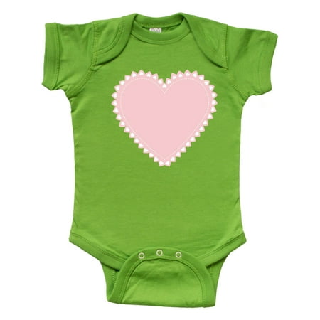 

Inktastic Pink Valentine s Day Heart Gift Baby Boy or Baby Girl Bodysuit