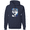 Navy, variant on Great Lakes Wolf Animal Lover Graphic Hoodie Sweatshirt