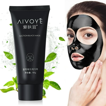 Charcoal Mask for Men Woman, Purifying Peel Off Mask, Black Mask Peel Off, Black Mask Deep Clean Pore, Blackhead Remover, 1 Bottle (60g)